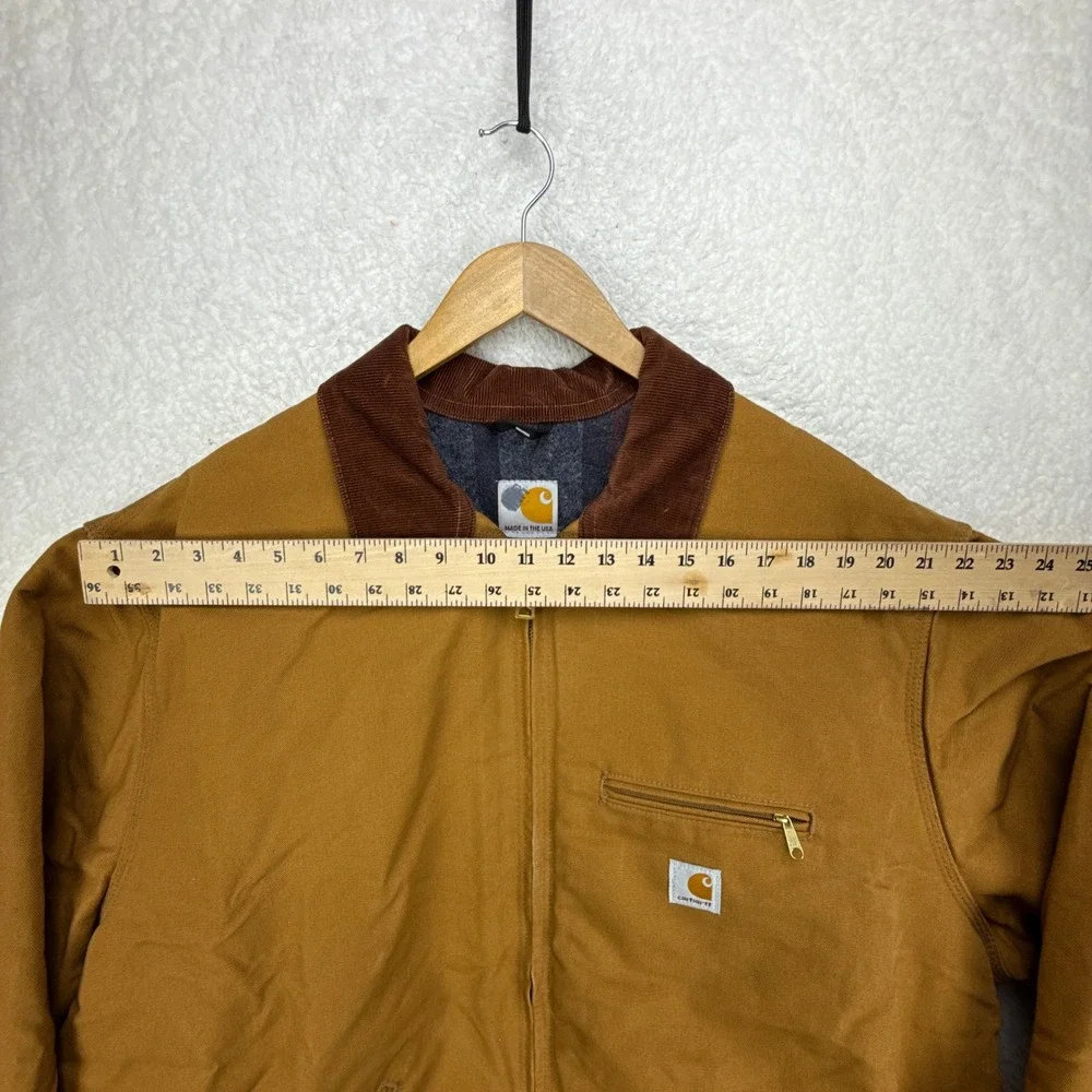 Carhartt Detroit Jacket Blanket Lined Mens 2XL Tall XXL J001 BRN Brown NWOT Firm